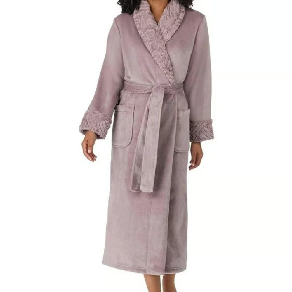 Carole Hochman Ladies' Plush Wrap Robe, Size M, New